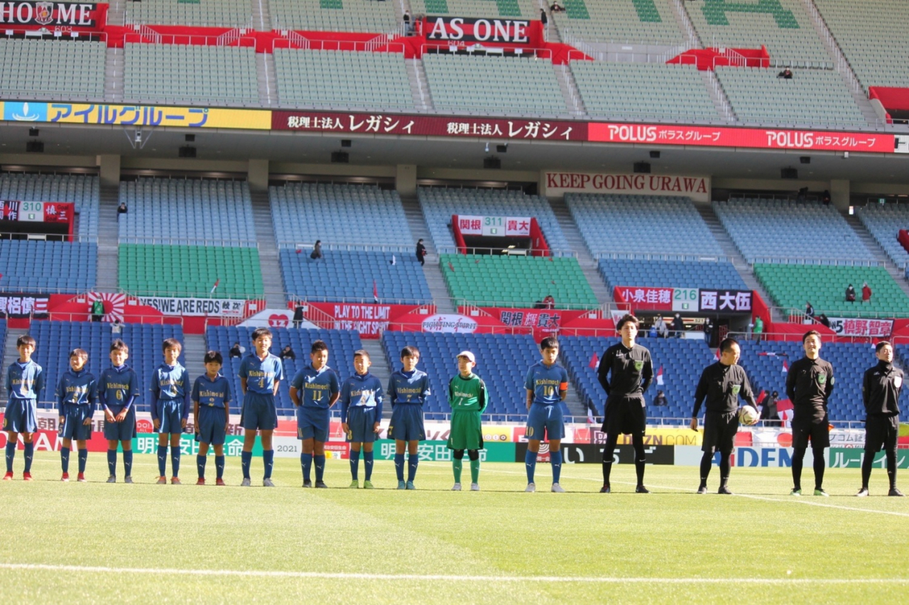 Aチームが埼玉スタジアム2002でのキッズマッチに出場しました。